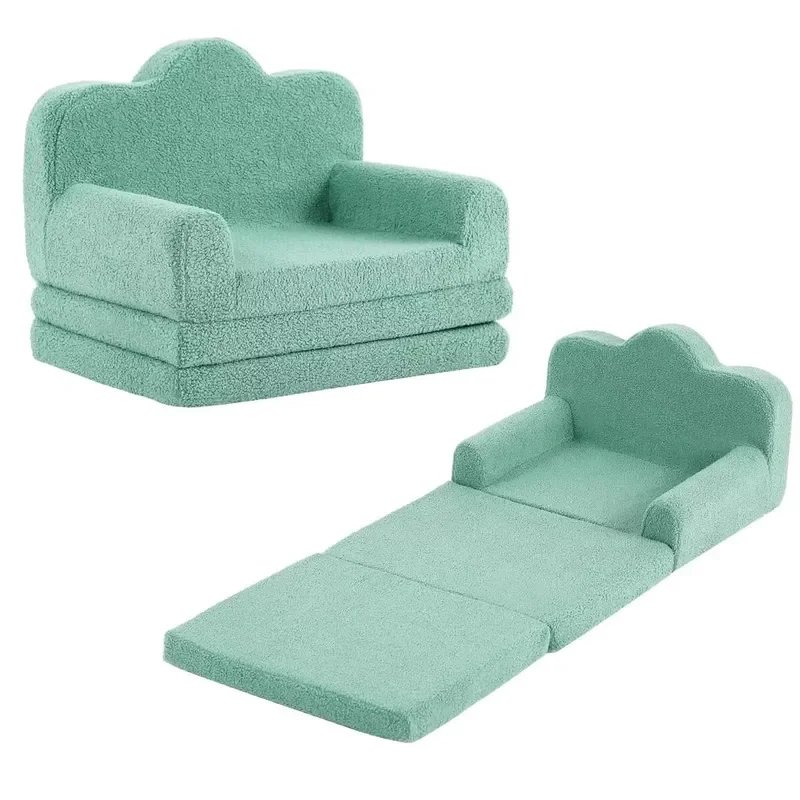 High-quality color compressed foam folding children's furniture, living room sofa chair for babies and toddlers to play