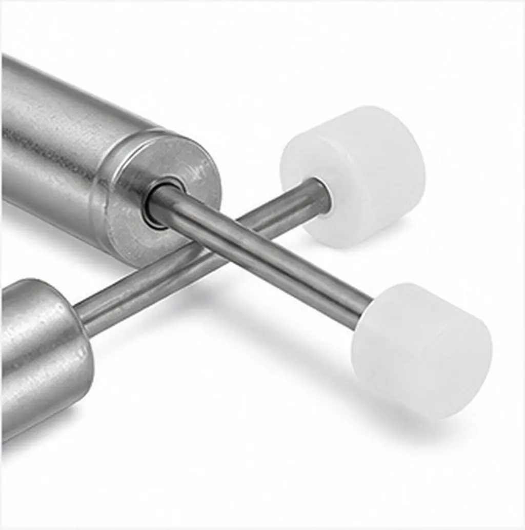 6Pcs Soft Close Trash Can Damper Hydraulic Silent Adjustable Replacement Buffer Lid Mechanism Garbage Can Lid Piston Insert