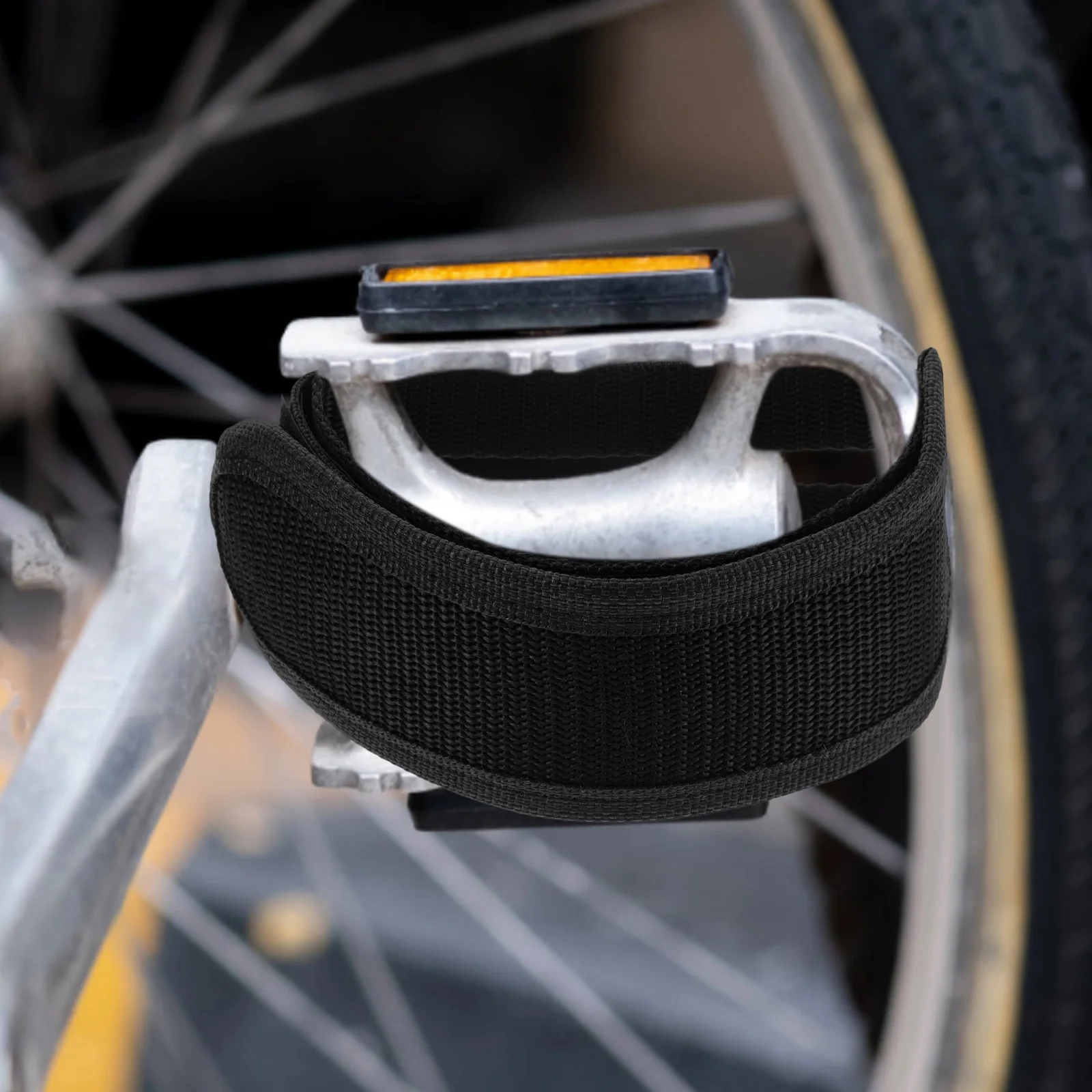 

4 pcs Adjustable Bike Pedal Straps Durable Nylon Mountain Cycling Toe Straps No Buckle For Fixed Gear Bikes