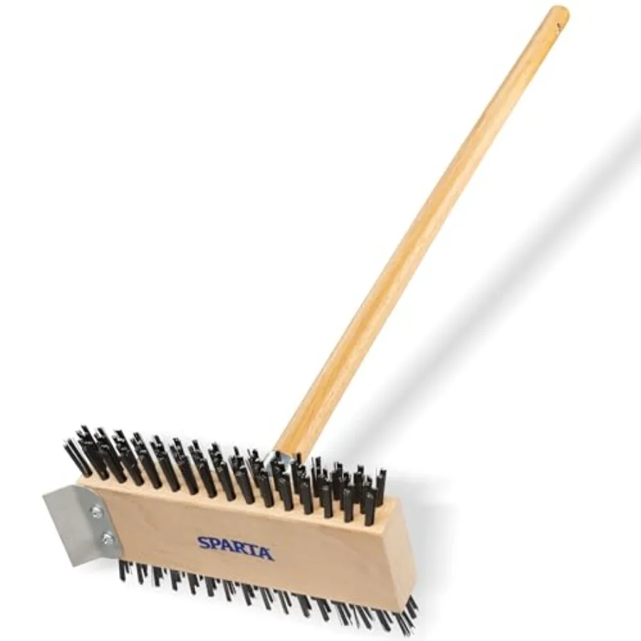 

4002600 Stainl Steel Grill Brush, Grill Scraper With Long Handle For Commercial Cleaning, Kitchens, Restaurants, Bathrooms, 30