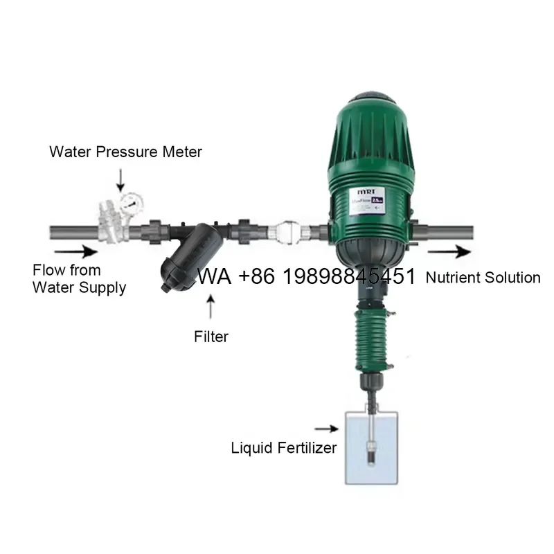 Wmwmnu Hot Sale Agriculture Irrigation Equipment Proportional Fertilizer Applicator Dosing Pump Doser for Irrigation System