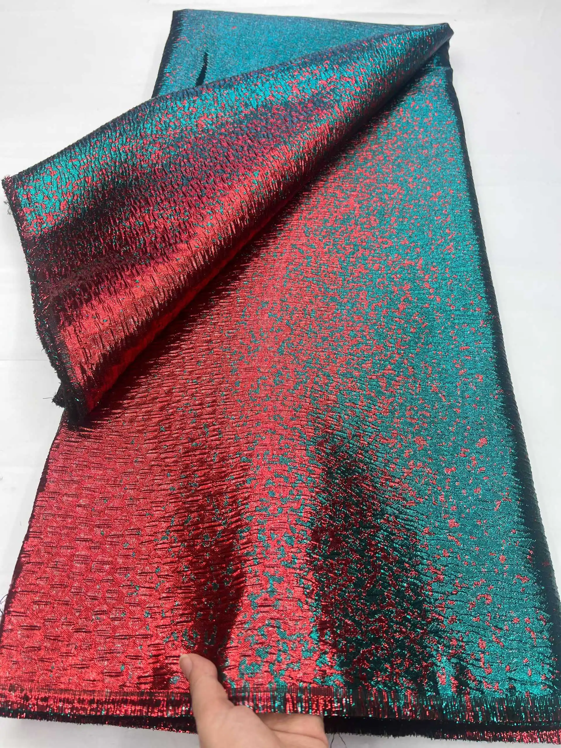 2025 최신 나이지리아 자카드 원단 고급 아프리카 브로케이드 레이스 원단 프랑스 다마스크 레이스 5야드 여성 파티 드레스 재봉용