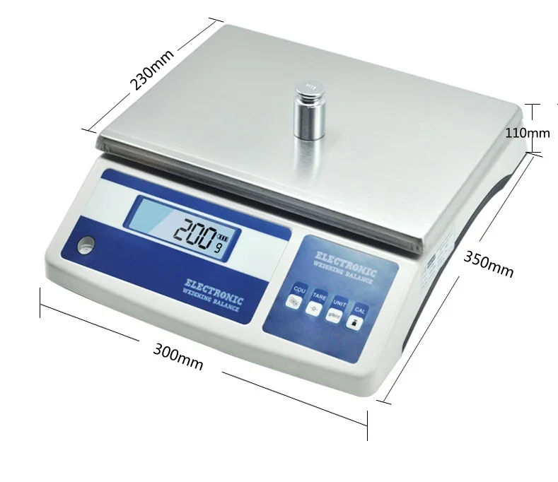 

0.1g 1g 10kg 20kg 30kg Digital Weight Machine Platform Table Scale