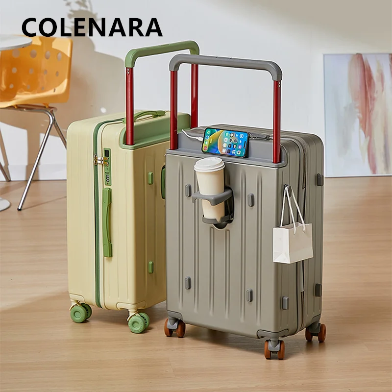 COLENARA High-quality Suitcase 20 Inches PC Boarding Box 24
