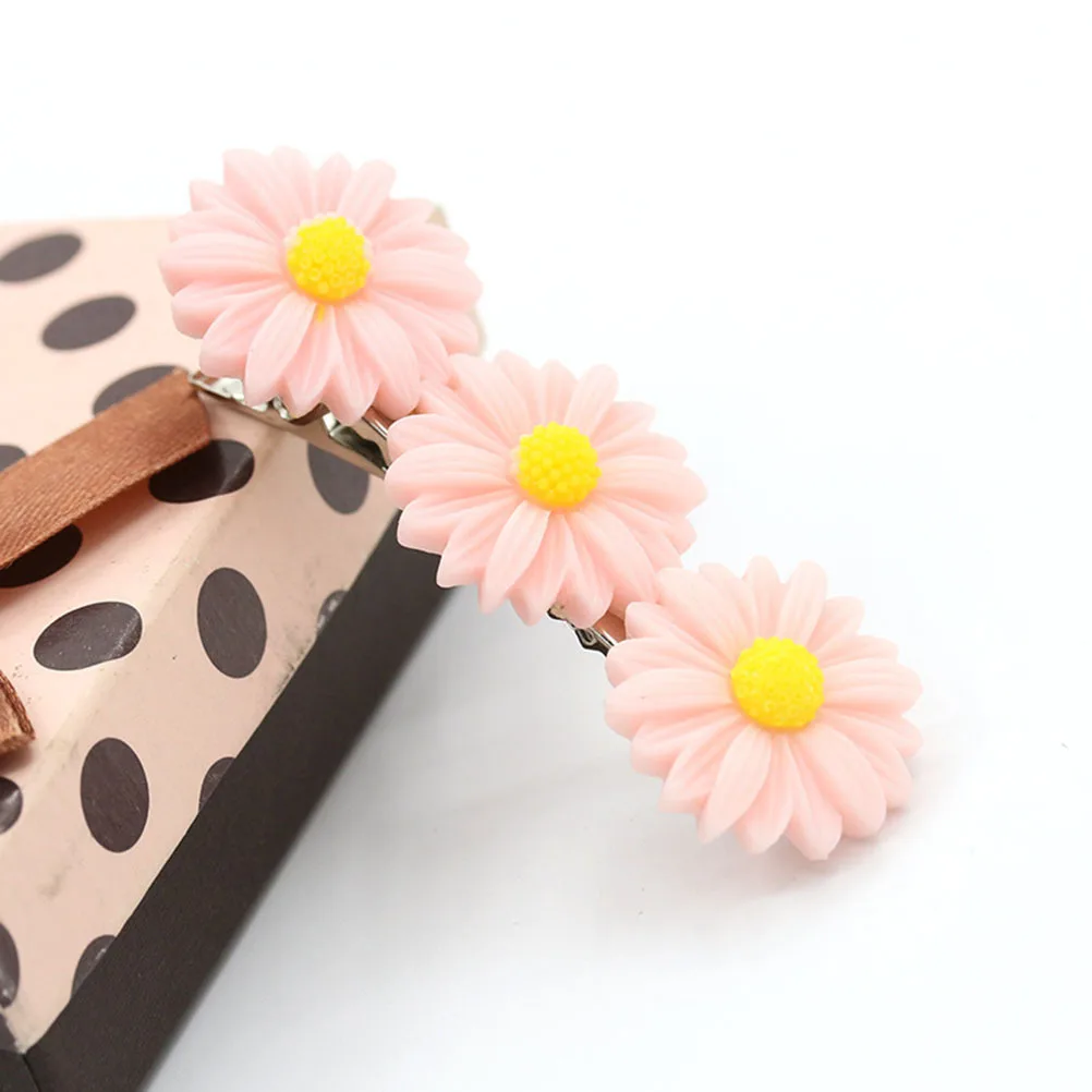 

10Pcs Daisy Hair Clip Flower Design Fashion Hairpins for Women Girls Suitable All Hair Styles Cute Barrettes Gift Idea