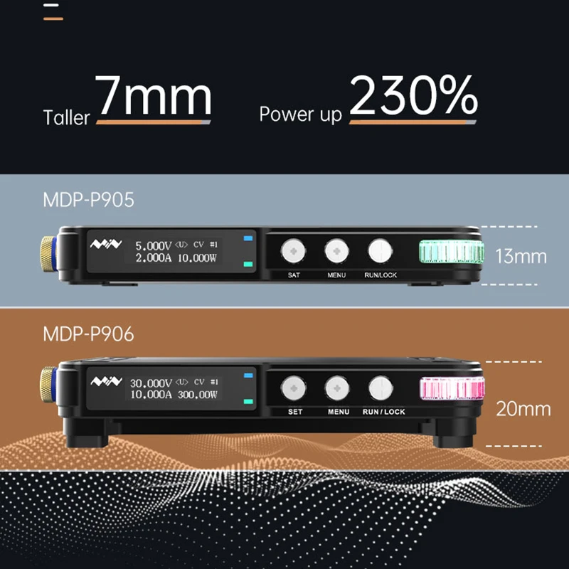 MINIWERA MDP-P906 Mini Digital Power Supply DC PD/QC Fast Charging 2.4GHz MDP-M01 Intelligent Display Control Module Firmware