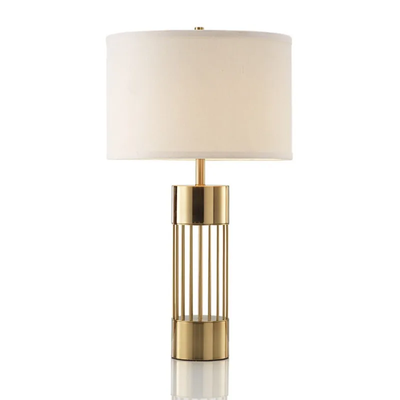 

Light luxury simple bedroom bedside table lamp creative personality ins warm romantic American European living room decorati