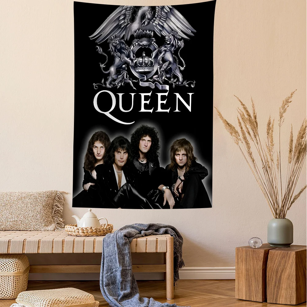 ملكة كرتون نسيج معلق على الحائط ، فن الخيال العلمي ، ديكور المنزل