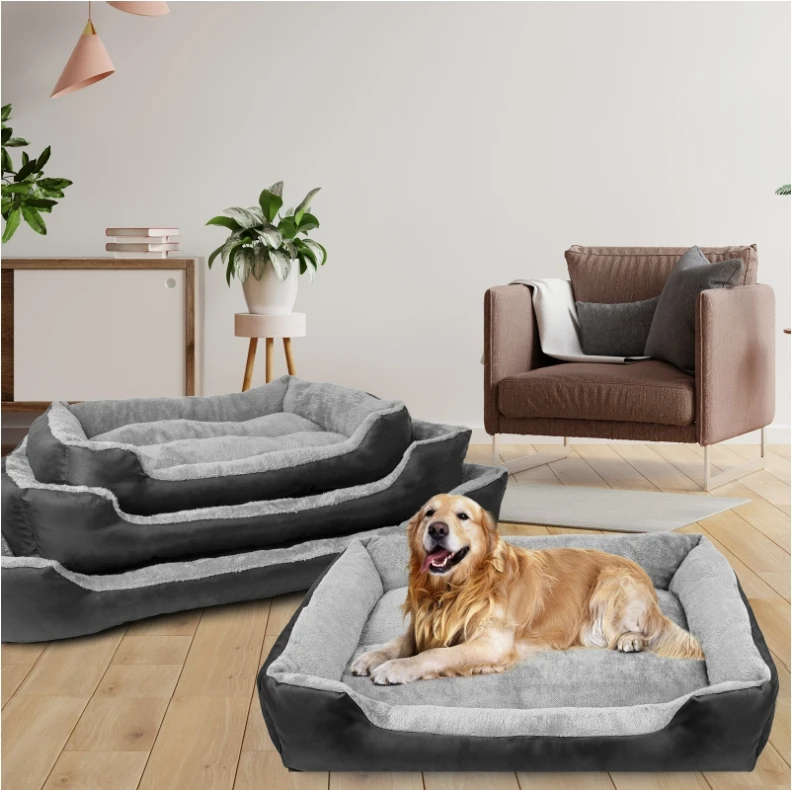 

Large and Medium-Sized Pet Beds for Dogs and Cats Comfortable Plush Foam Fully Disassembled Washable XL Size in Box Packaging