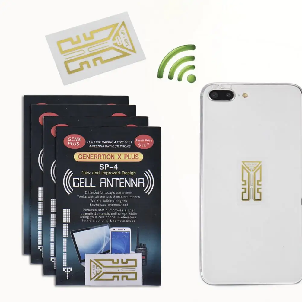 Cell Phone Signal Sticker Professional Stable Signal Booster Portable Mobile Phone Antenna Signal Enhance Patch Camping Tools