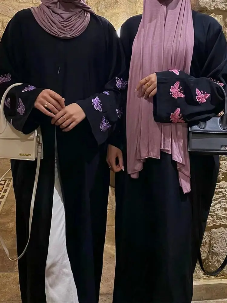 Ramadan Kimono Abaya Dubai Prayer Clothes Turkey Islam Muslim Dress Abayas For Women Kebaya Caftan Marocain Robe Musulmane Femme