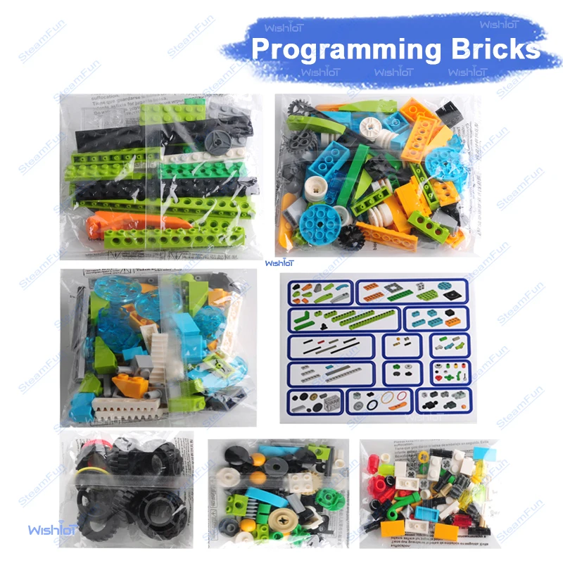 

Набор аксессуаров для конструктора, развивающие игрушки с мелкими деталями, совместимые с набором роботов We-do2.0, подарки для детей