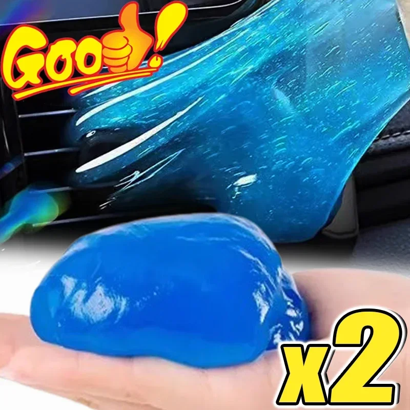 

Car Cleaning Gel Air Vent Dashboard Laptop Keyboard Magic Car Wash Interior Dust Dirt Mud Gap Reusable Cleaning Slime Wash Tool