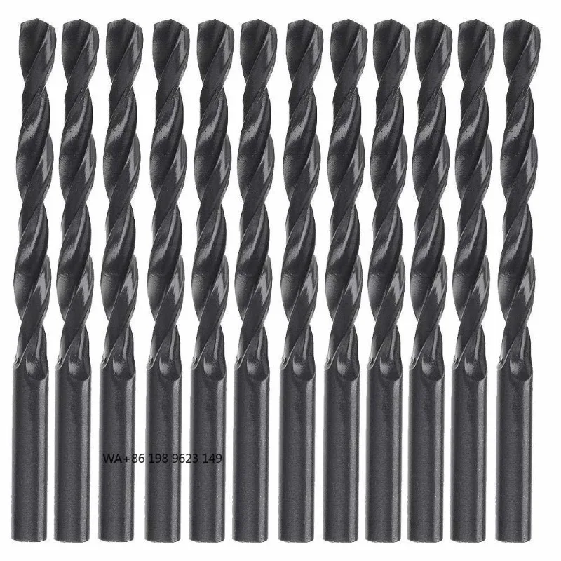 

High-speed 2mm round shank HSS twist drill bit set, DIN338 standard electric drill accessories, suitable for metal hand tools
