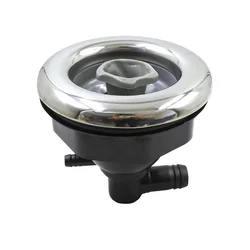 WD5010S stainless steel surface 5-inch straight spray nozzle, hot spring bathtub nozzle, massage bathtub accessories