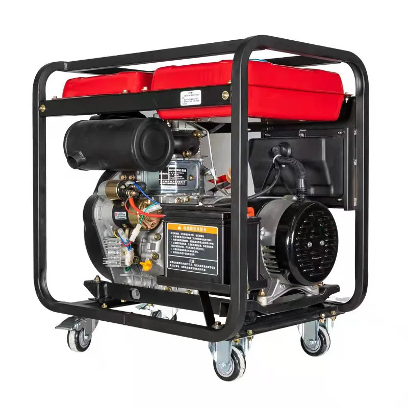 Diesel Generator 3kw 5kw Single-phase Outdoor 6.5kw 8kw Small Generator 220V 380V