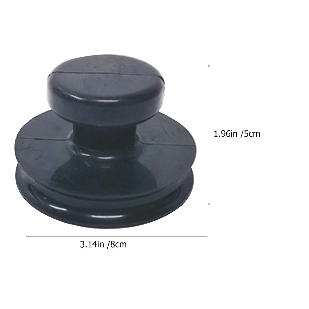 Chakra Bowls Suction Tray Singing Accessory Component Black Rubber Buddha Sound