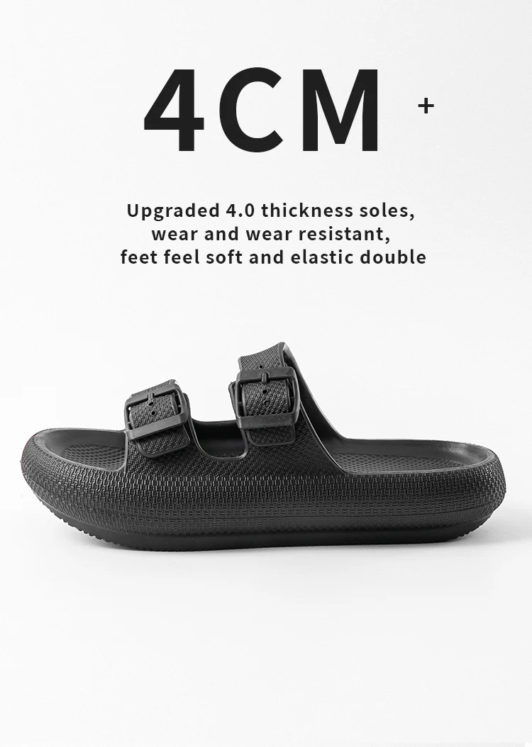 Leichte Herren-Sandalen mit offener Zehenpartie, rutschfeste Badezimmer-Flip-Flops mit bequemer Fußgewölbeunterstützung, trendige, lässige Sommerschuhe – Detail 3