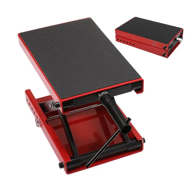 Motorcycle Scissor Lift Jack 1100 Lbs Wide Deck Hoist Stand Motorcycle Lift Table Scissor Jack Wide Deck Hoist Stand Center