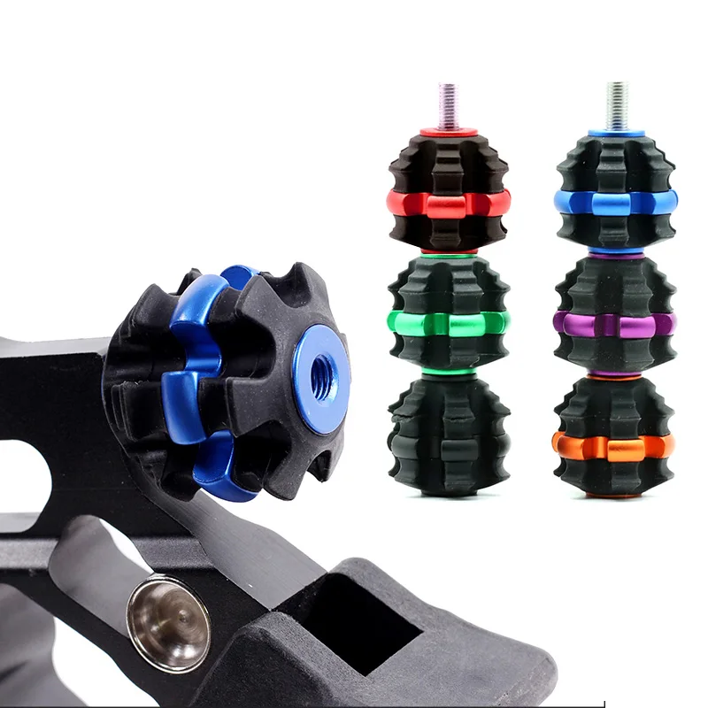 1.5In Archery Stackable Bow Stabilizers Shock Absorbers Balance Bar Vibrations Dampers Silencers for Recurve Bow/ Compound Bow