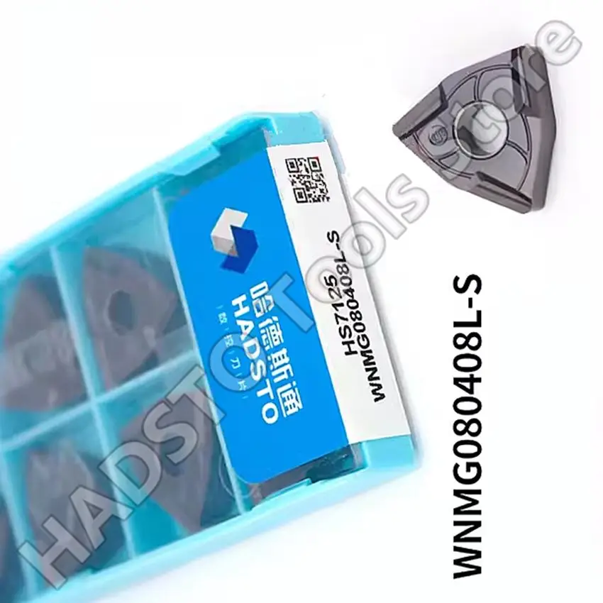 

WNMG080408L-S HS7125 WNMG432 HADSTO CNC blade carbide inserts Turning inserts 10pcs/box
