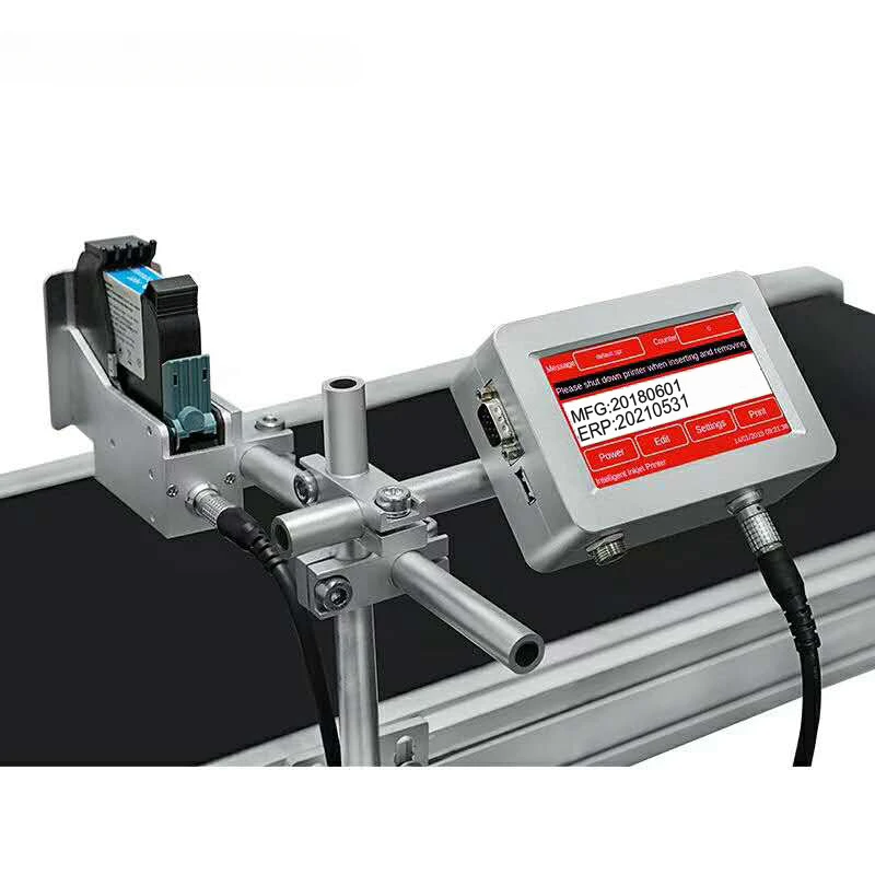 

Automatic Solid Ink Expiry Date Coding Machine, Batch Number Printer for bags