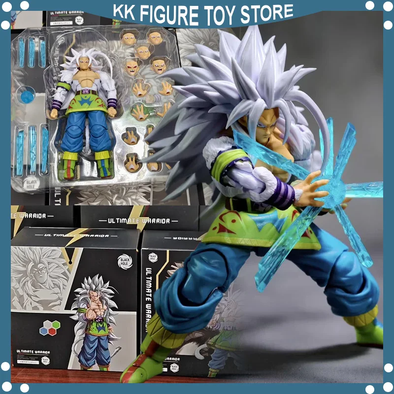 

Black Hole Toys Dragon Ball SHF Super Saiyan 5 SSJ5 Son Goku Son Gohan white hair Son Goku Anime Action Figure model toys gifts