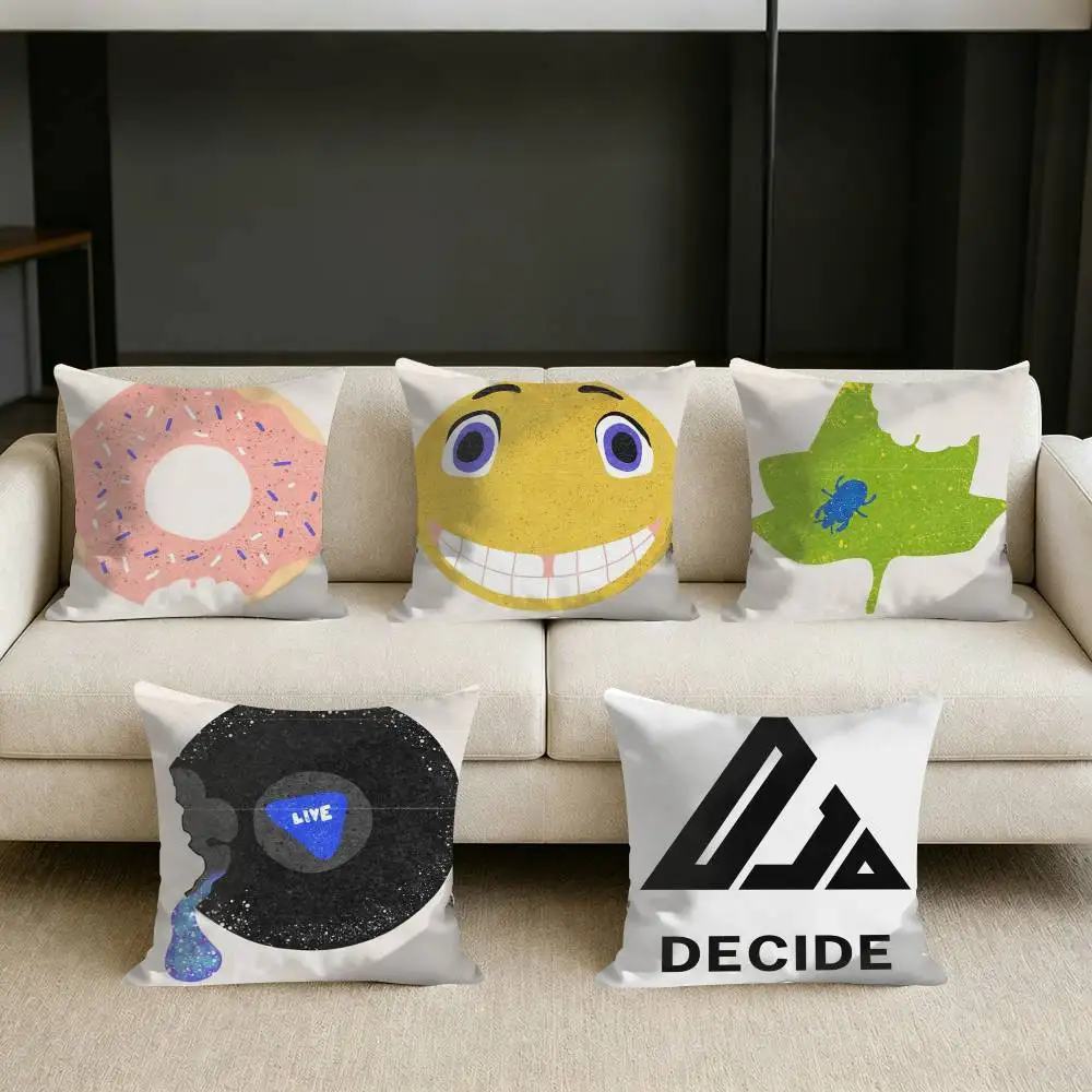 

STH-Singer D-Djo-S Square Sofa Pillow Cover Solid Color Living Room Home Decor Cushion Case