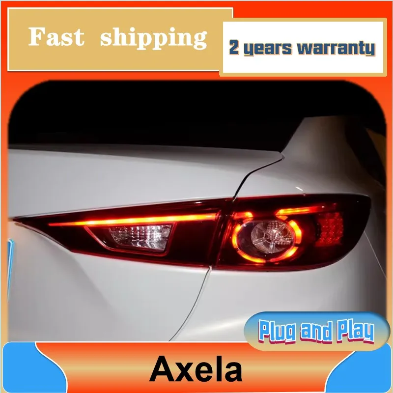 Car Styling for Mazda 3 Axela Tail Light 2015 Mazda3 Taillight Orignal Design Rear DRL Fog Brake Reversing Turn Signal