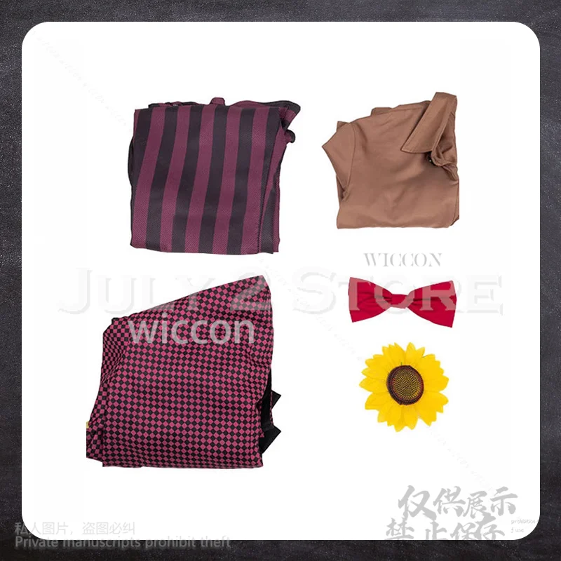 Kenneth Chase Dead Horror Anime Game Daylightt Cosplay Costume Plaid Shirt Suspender Pants Terror Halloween Jo Anime Cosplay