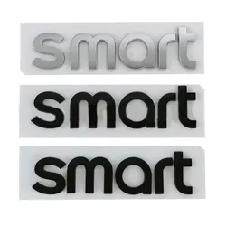 SMART letter logo naklejki samochodowe dla Mercedes-Benz SMART head akcesoria do modyfikacji przednią i tylną pokrywę tylną naklejki dekoracyjne