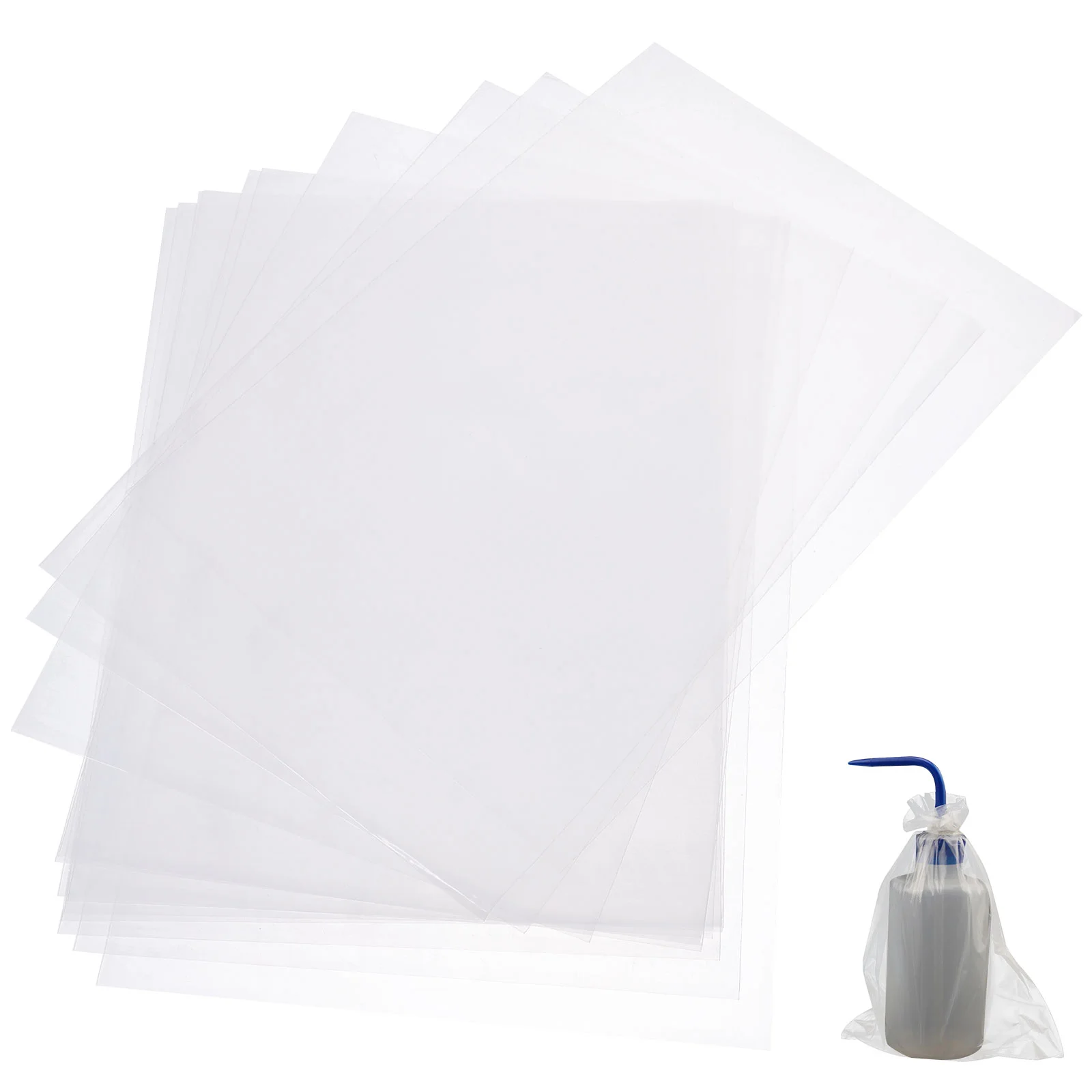 

250 Pcs Squeeze Bottle Covers Sleeves Tattoo Bag Pouch Travel Plastic Tattooing