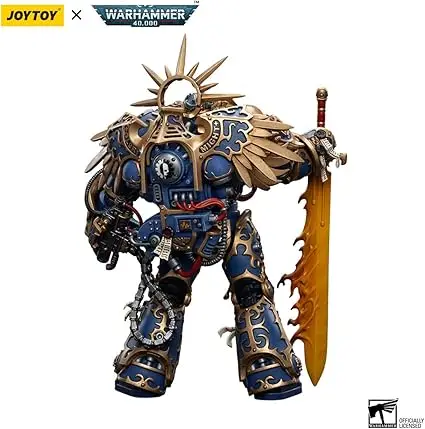HiPlay JoyToy Warhammer 40K Ultramarines Primarch Roboute Guilliman 1:18 스케일 소장용 액션 피규어