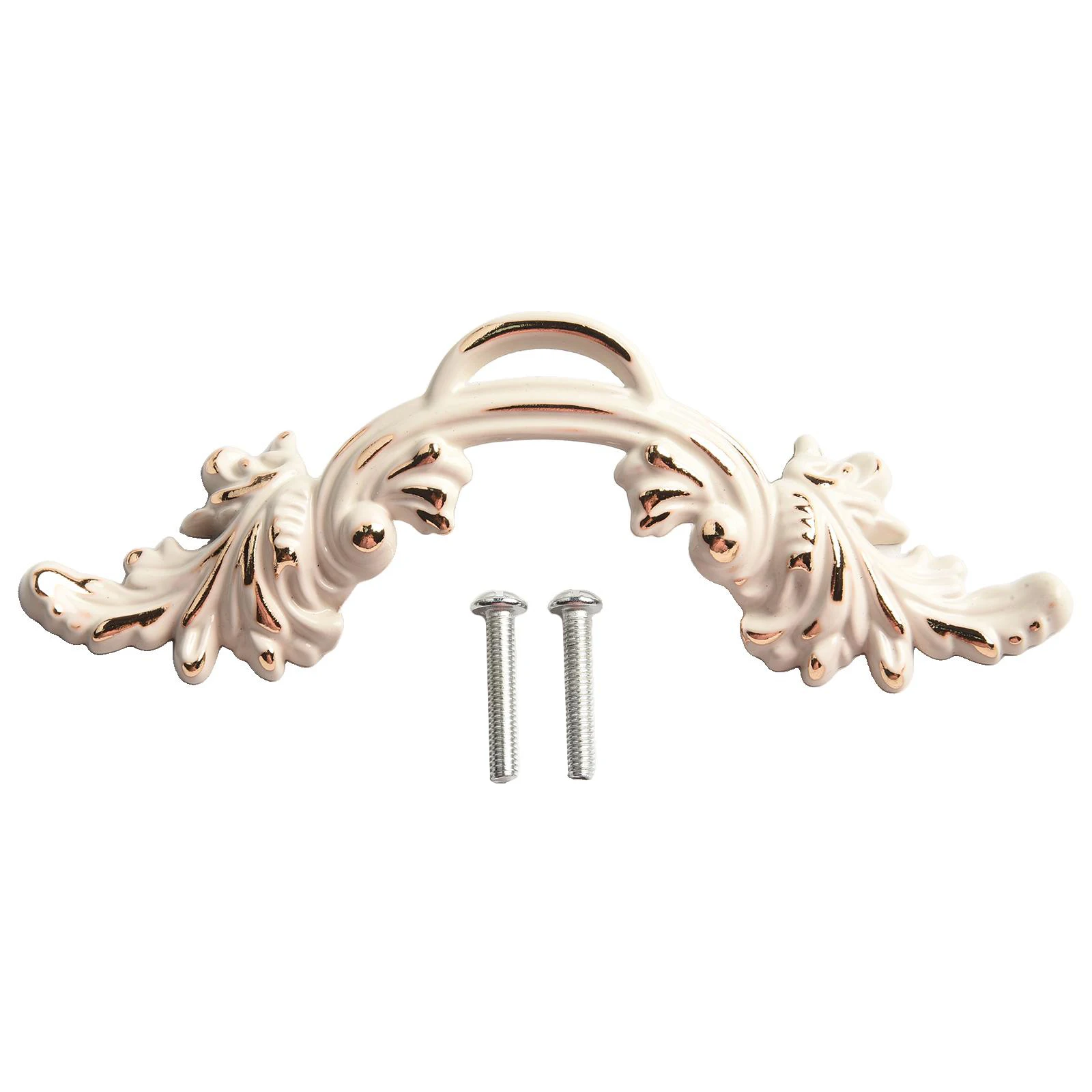 Zinc Alloy Furniture Pull with Antique Visual Character for Cabinets Drawers Dressers Bookshelves and Interior Door Applications