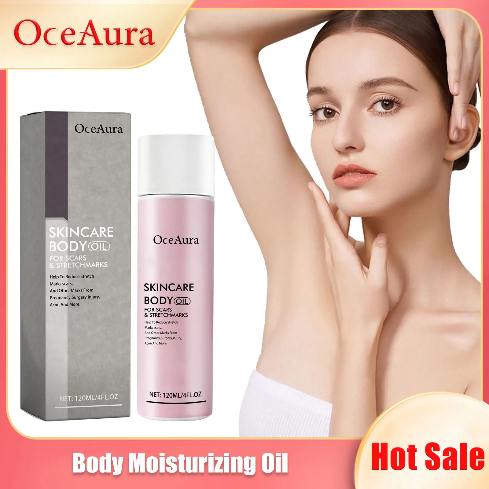 

Body Moisturizing Oil Repair Stretch Marks Firming Massage Keep Smooth Increase Elasticity Prevent Pigmentation Belly Care Oil