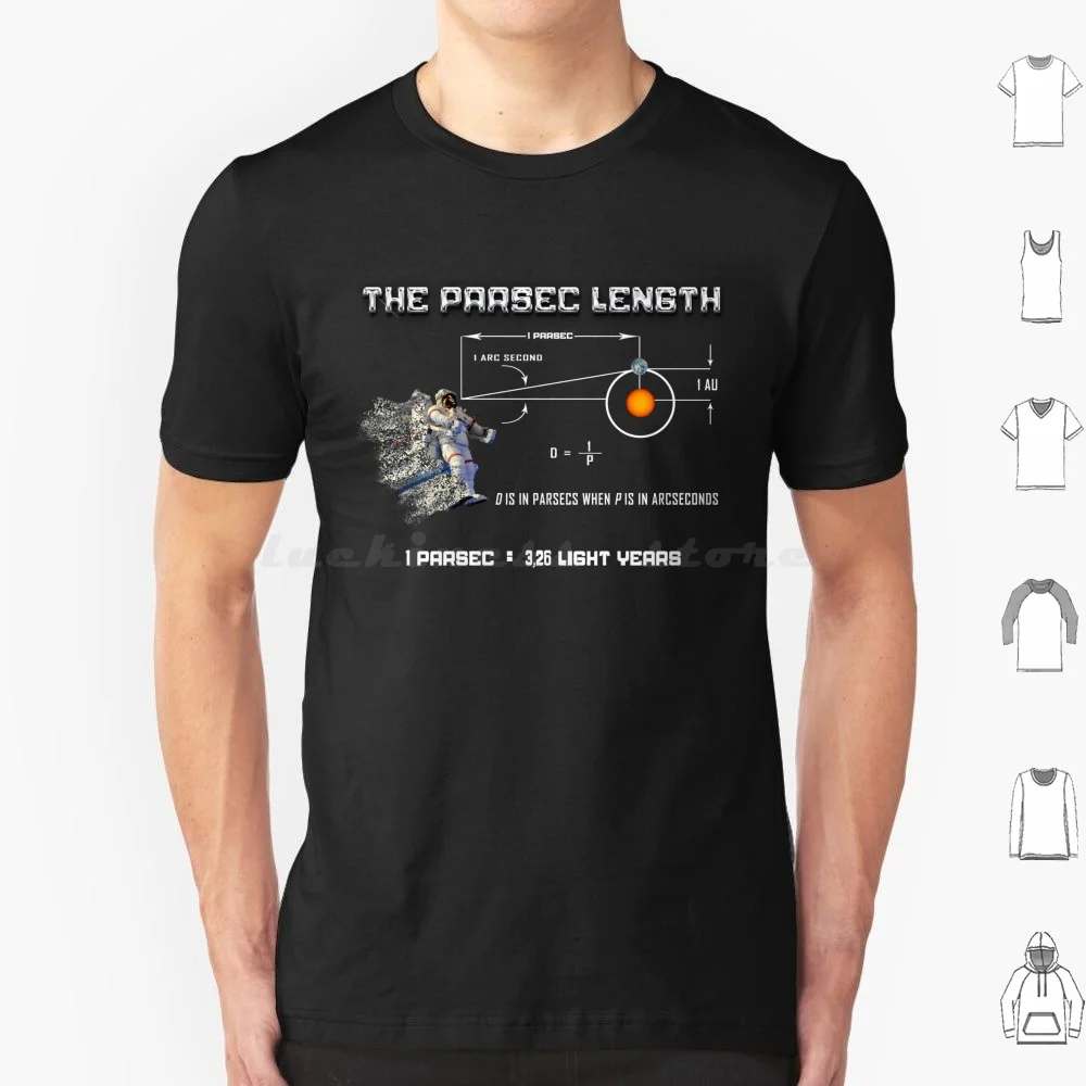 The Parsec Project Astronomical Unit T Shirt Black T Shirt Men Women Kids 6Xl I…