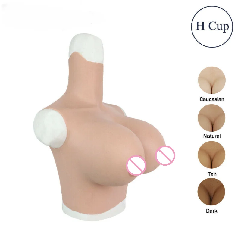 

Silicone Breast Forms H Cup Fake Boobs for Crossdressers Drag Queen Costume for Large-scale Events