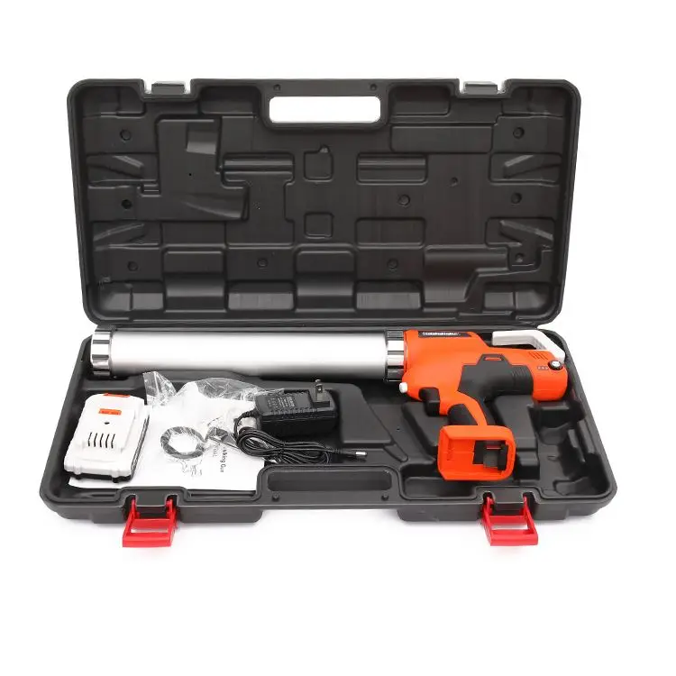 Prezzo di fabbrica 21v pistola per Silicone professionale personalizzata pistola per calafataggio elettrica senza fili
