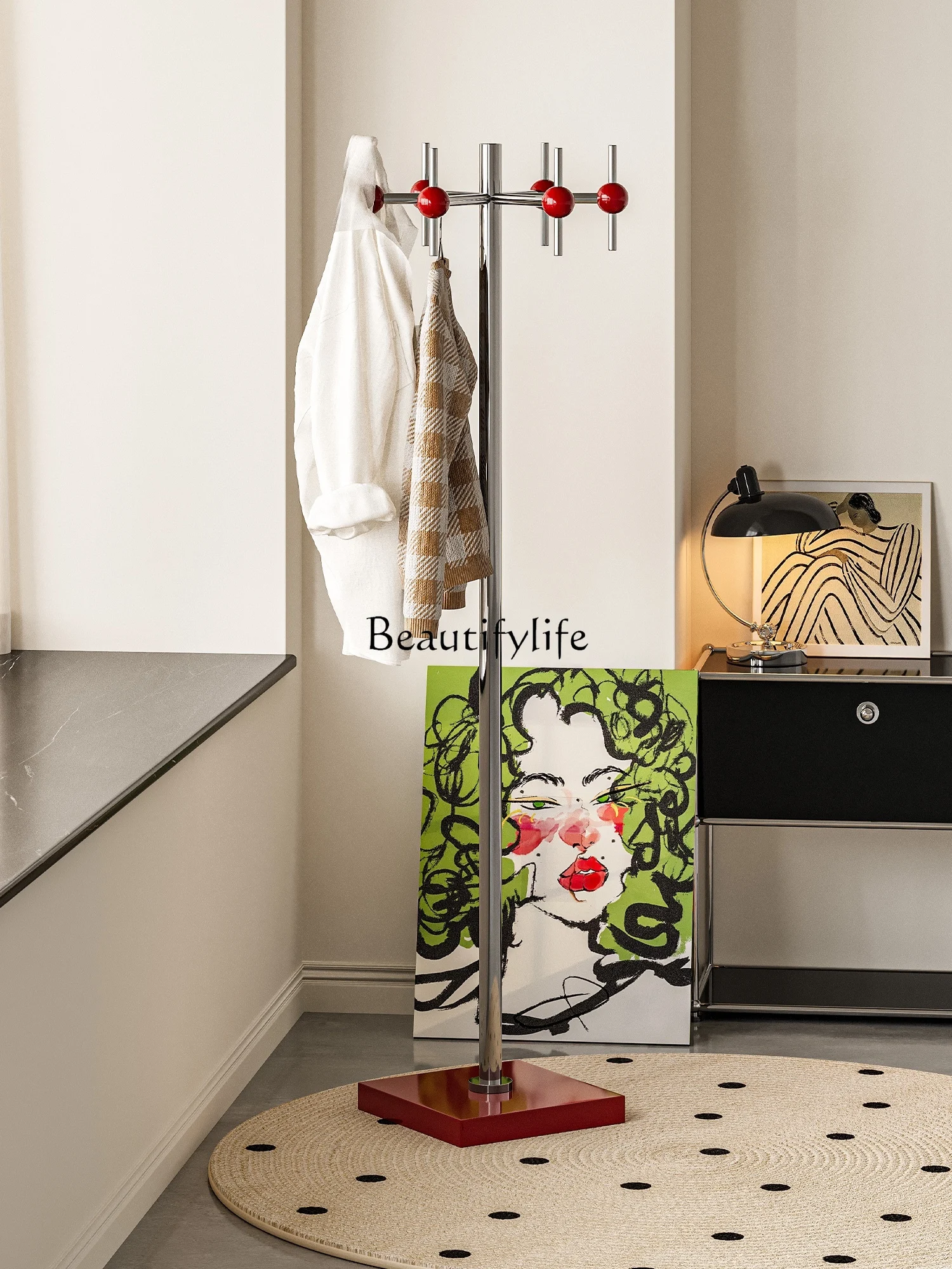 Fashion Bauhaus Clothes Rack Bedroom Household Commercial Hanger