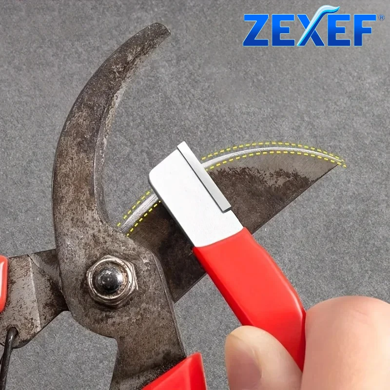 

ZEXEF Professional Kitchen Knife Sharpener Portable Double Side Grindstone Tungsten & Diamond Ceramic Sharpening Stone Sharpener