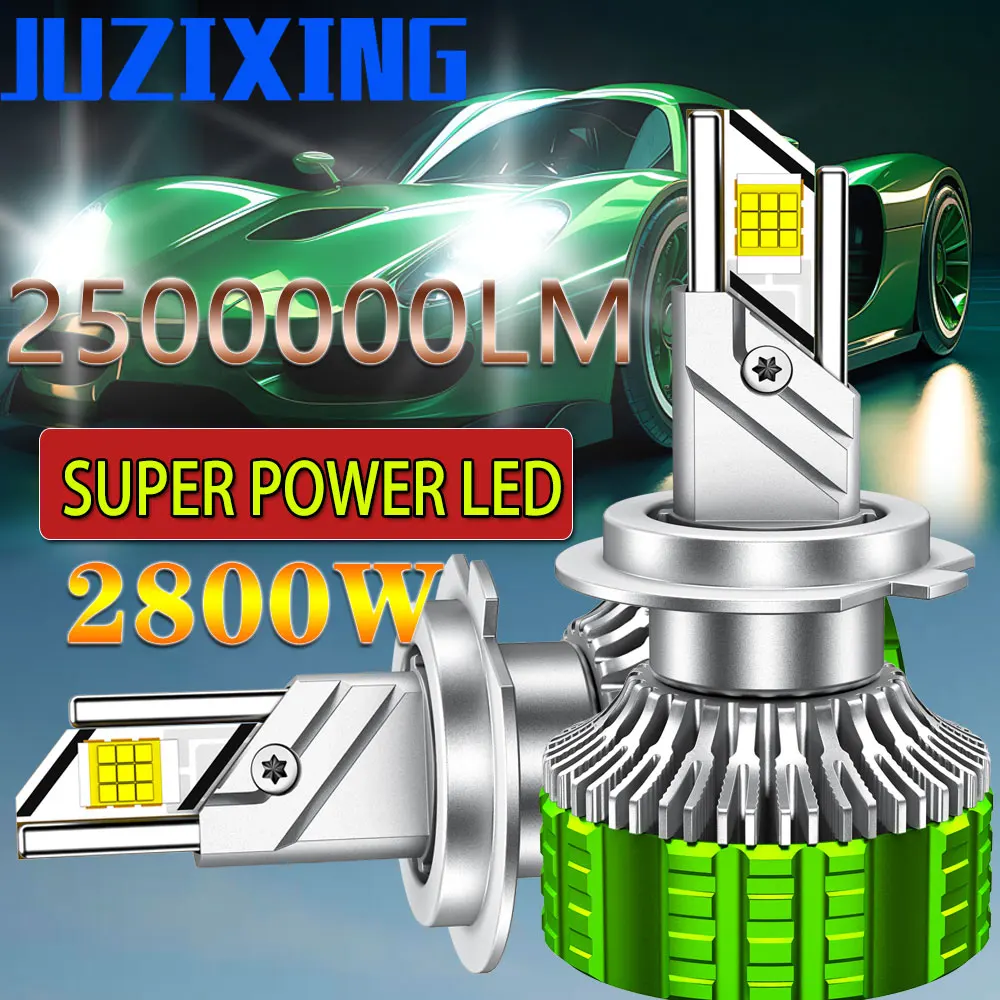 

JUZIXING H7 LED Headlight High Power Canbus Day Running Light 6500K Led T Super HB4 H11 H4 H1 9012 HB3 9005 9006 H8 Lights