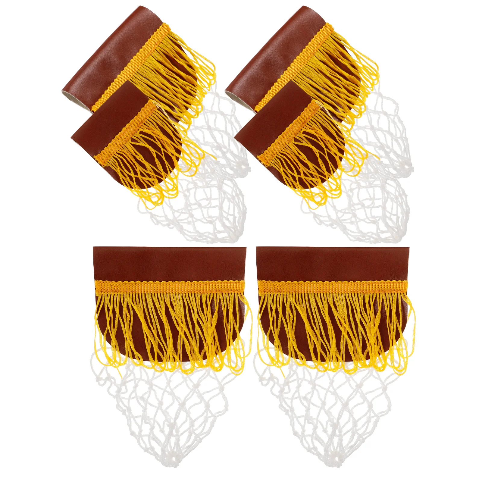 

6Pcs Pool Table Accessories Kit Complete Set of Billiard Drop Pocket Liners Wear Resistant Ball Holder for Sports Teams School