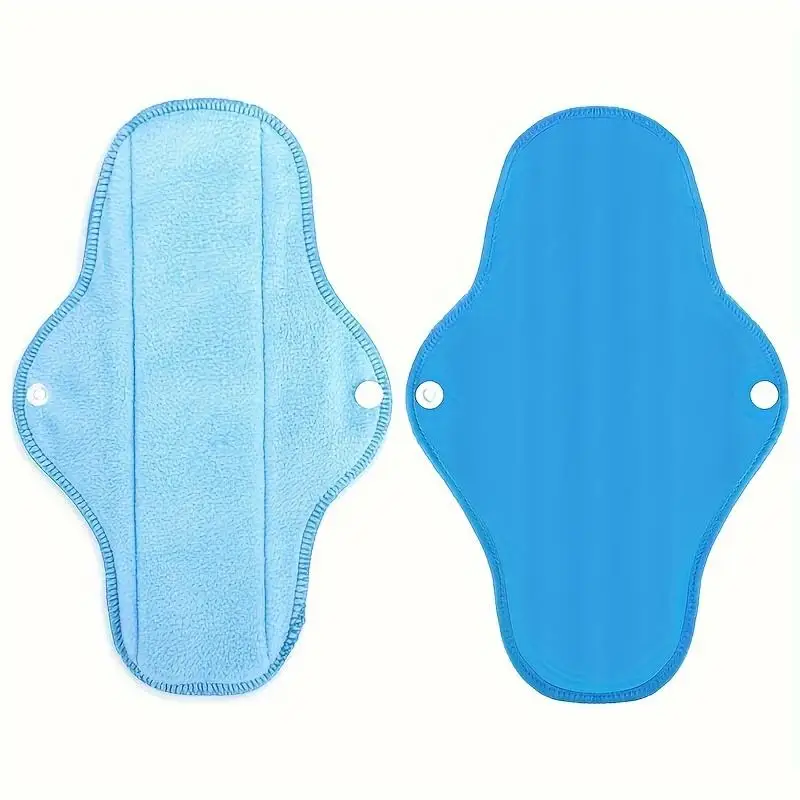 BIAI 5PCS Female Menstrual Pad Waterproof Sanitary Napkin Reusable Washable Nursing Pad Water Absorption Sanitary Towel for Lady