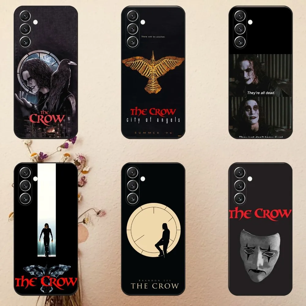 Thriller T-THE-C-CROWS  Phone Case For Samsung Galaxy A13,A21s,A22,A31,A32,A52,A53,A71,A80,A91 Soft Black Cover