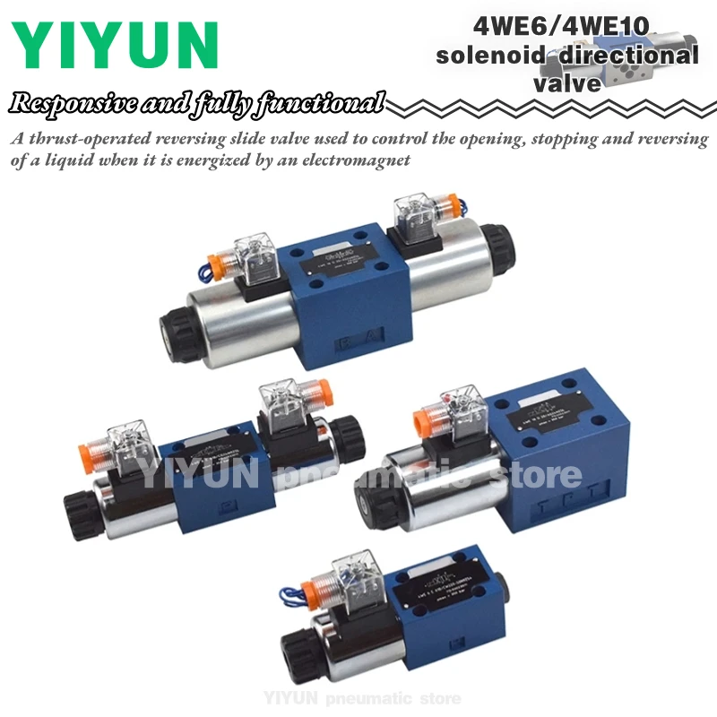 GD-4WE6D61B,GD-4WE6E61B,GD-4WE6G61B,GD-4WE10D31B,GD-4WE10E31B,GD-4WE10J31B YIUYN solenoid directional valve GD-4WE series
