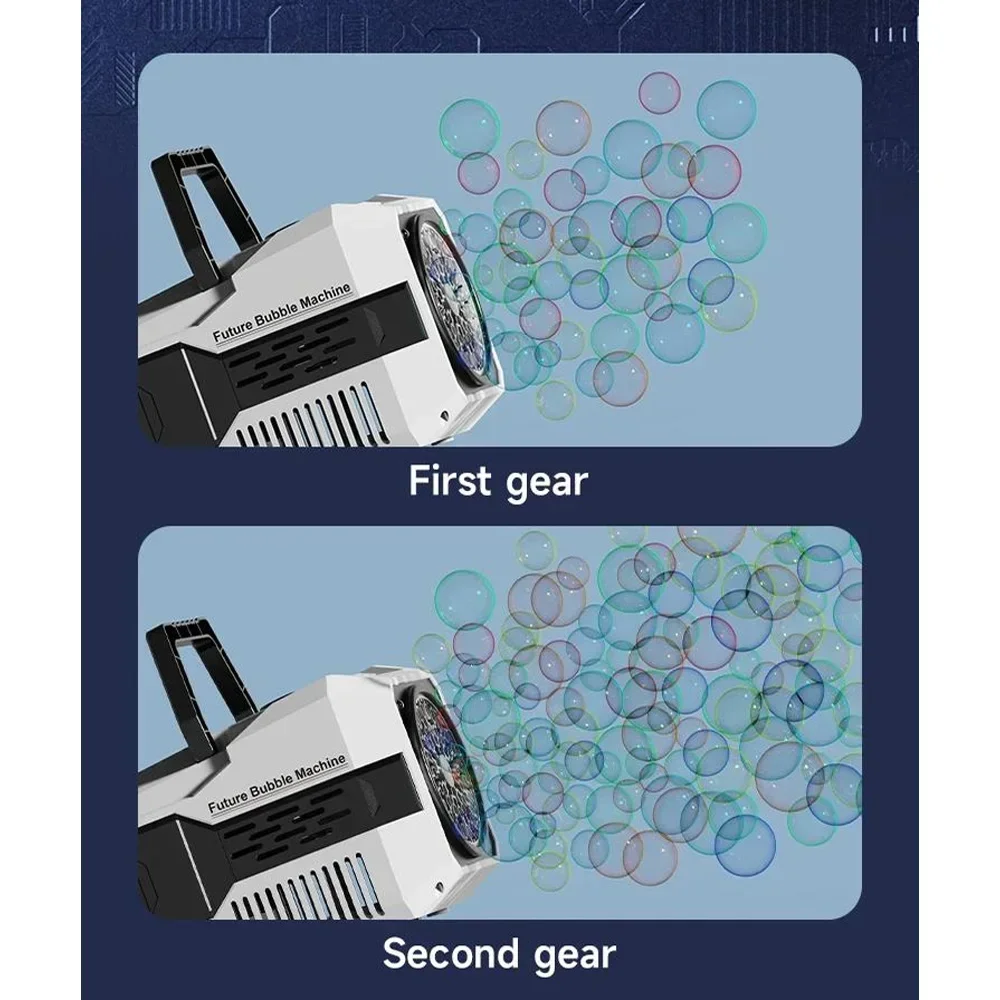40 穴シャボン玉銃送風機バブルマシン結婚式のステージ子供の誕生日パーティーゲームポータブル自動屋外おもちゃ