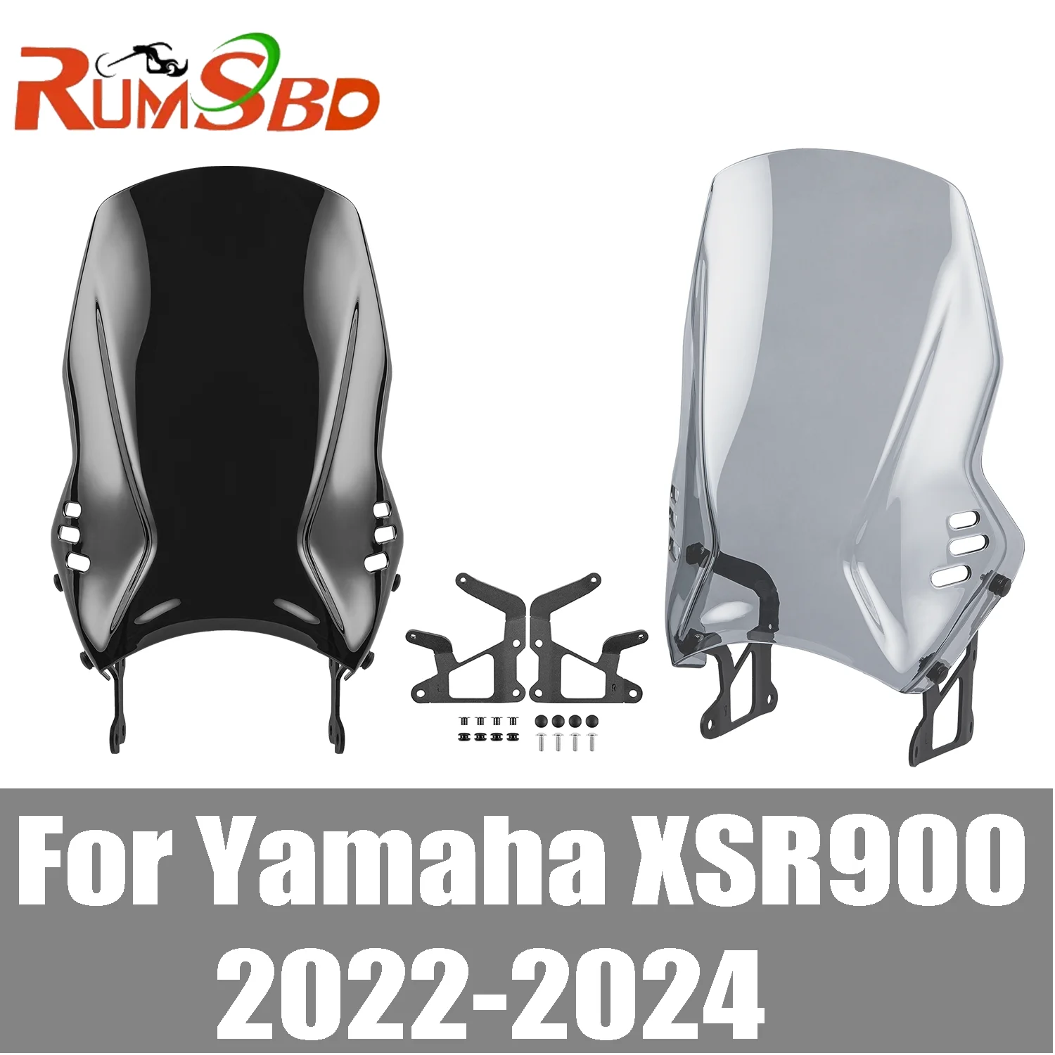 

XSR900 Motorcycle Windshield For Yamaha XSR 900 2022 2023 2024 Windscreen Visor Wind Deflector Shield Screen Accessories