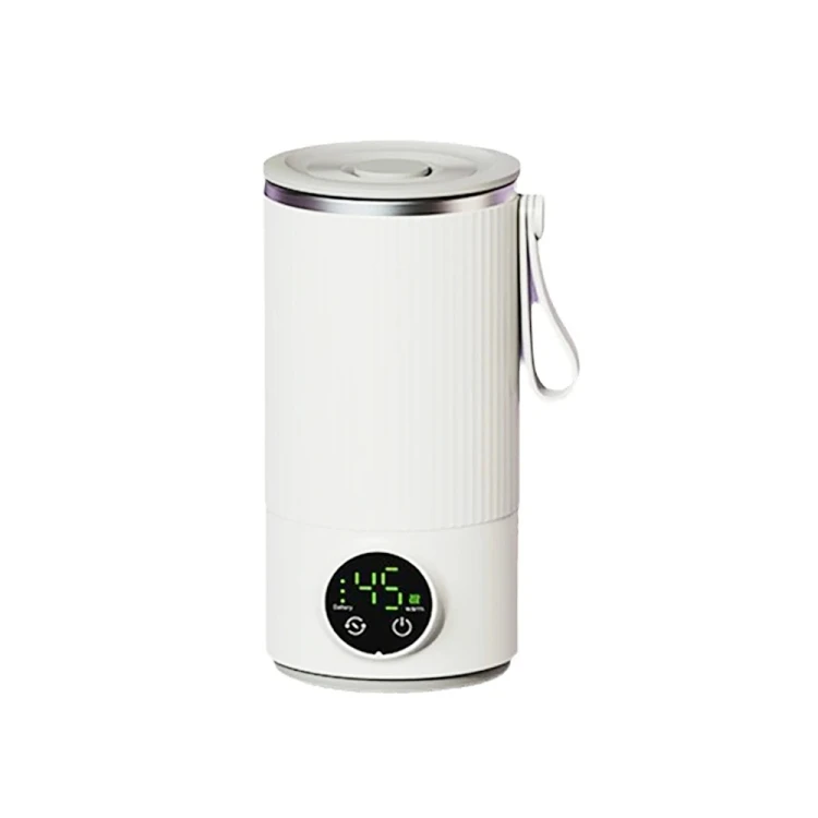 Calentador de leche inalámbrico que calienta la taza mezcladora para la botella de café/cereales 3000mAh