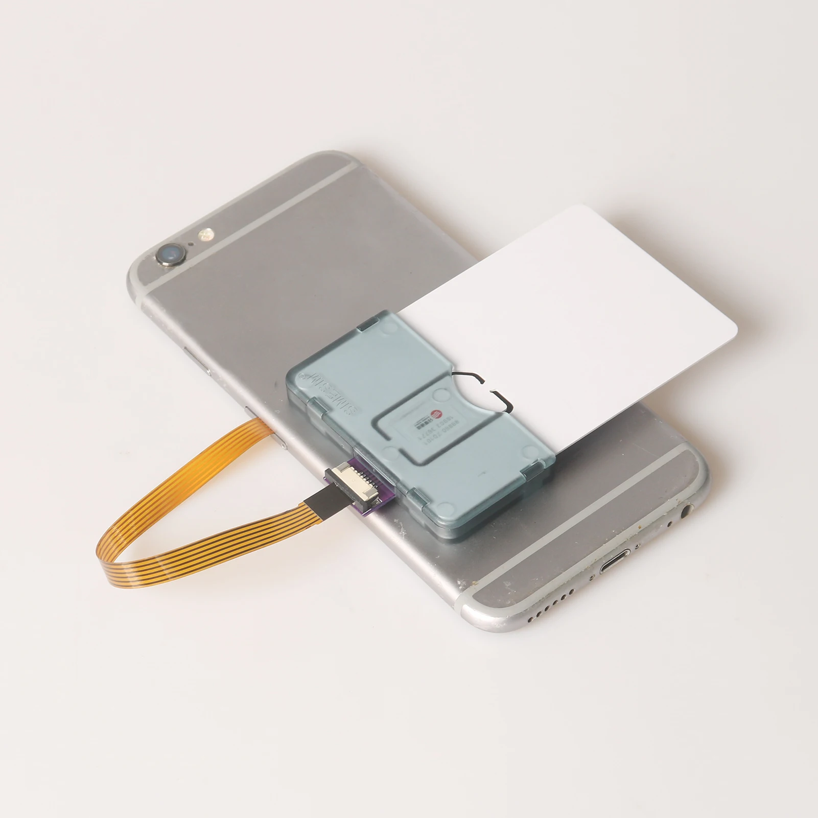 Adaptador de leitor de cartão SIM para celular, placa de cartão SIM externa, cartão SIM de troca rápida para celular, adequado para Samsung, MotoGP