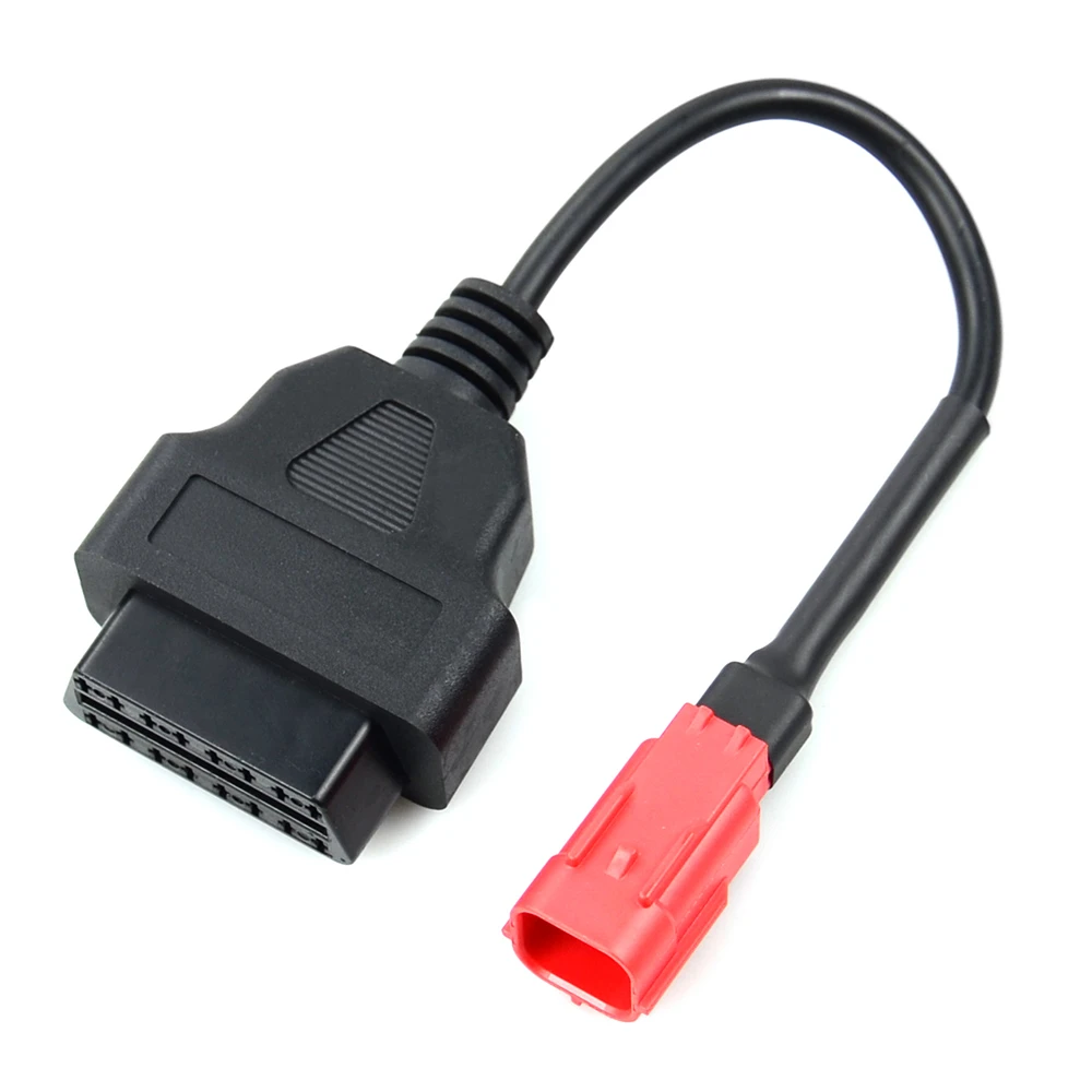 OBD Motorcycle Cable For Honda 6 Pin Plug Cable Diagnostic Cable 6Pin to OBD2 16 pin Adapter